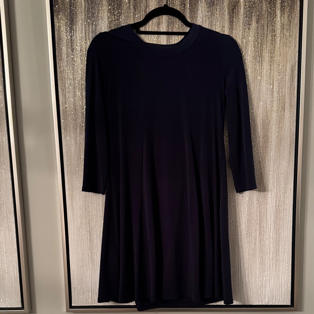 BCBGeneration Dark Blue Long Sleeve Dress